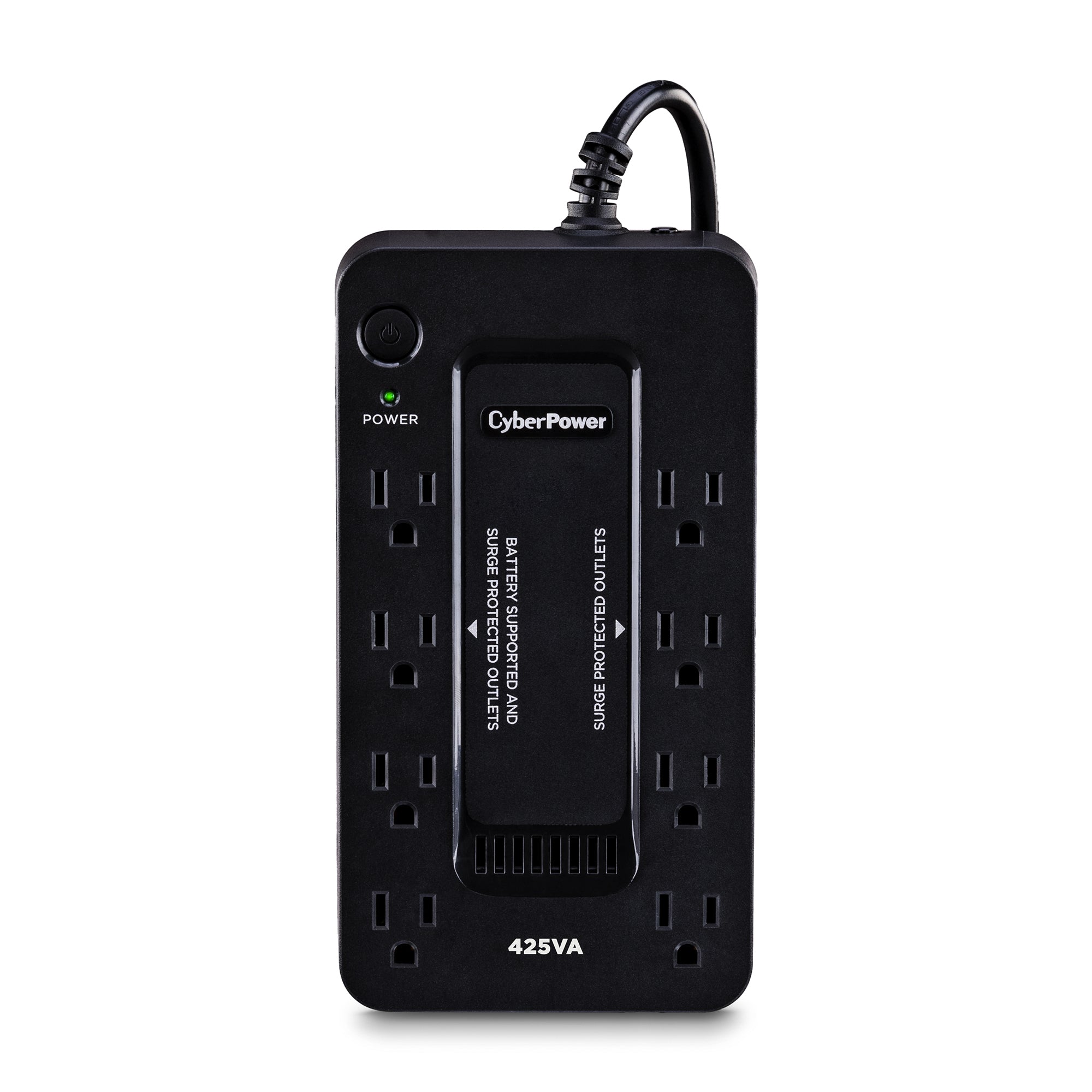 No Breaks y UPS CyberPower ST425 - 425 VA, 260 W, 8 h, Negro, No Break No Breaks y UPS CyberPower ST425 - 425 VA, 260 W, 8 h, Negro, No Break